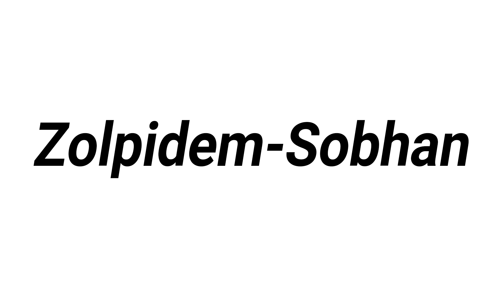 zolpidem-sobhan